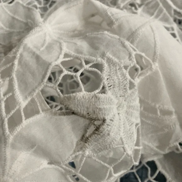 NWT Milly Hayden Floralis Tiered Lace Halter Maxi Dress Size 2 - Picture 14 of 15